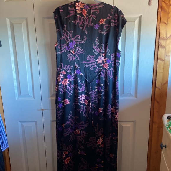 Free People Rosemary NWT Lined Button Down Floral Print Maxi Dress Size Large - Picture 8 of 15